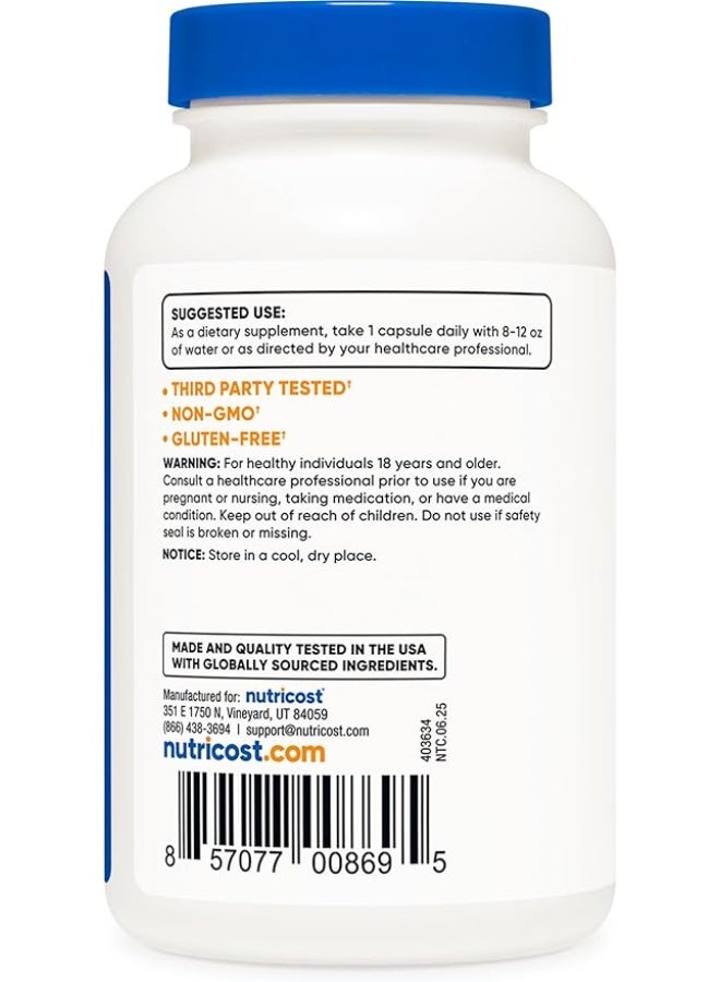 نوتريكوست، فيتامين K2 MK-4، 100 ميكروغرام، 240 كبسولة - Image 4